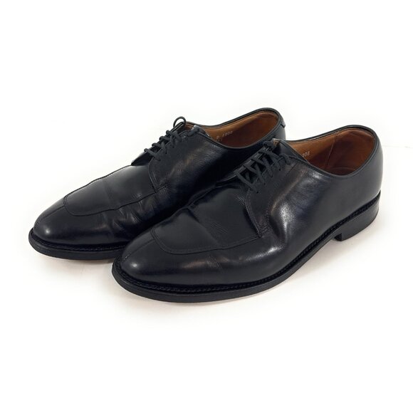 Allen Edmonds Mens Delray Split Toe Blucher Derby Dress Shoes Size 8.5 D Black - Picture 2 of 10